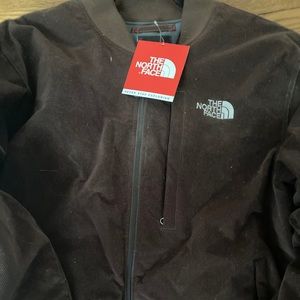 North face puffy bomber jacket